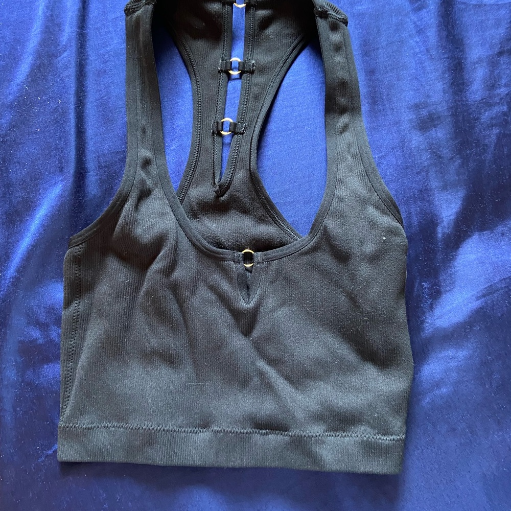 Aerie cropped shirt